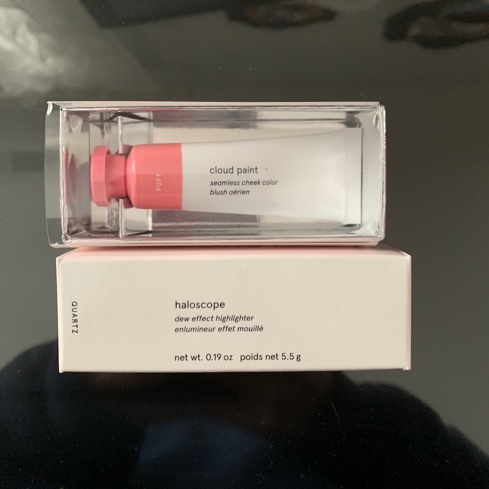 Glossier cloud paint and haloscope